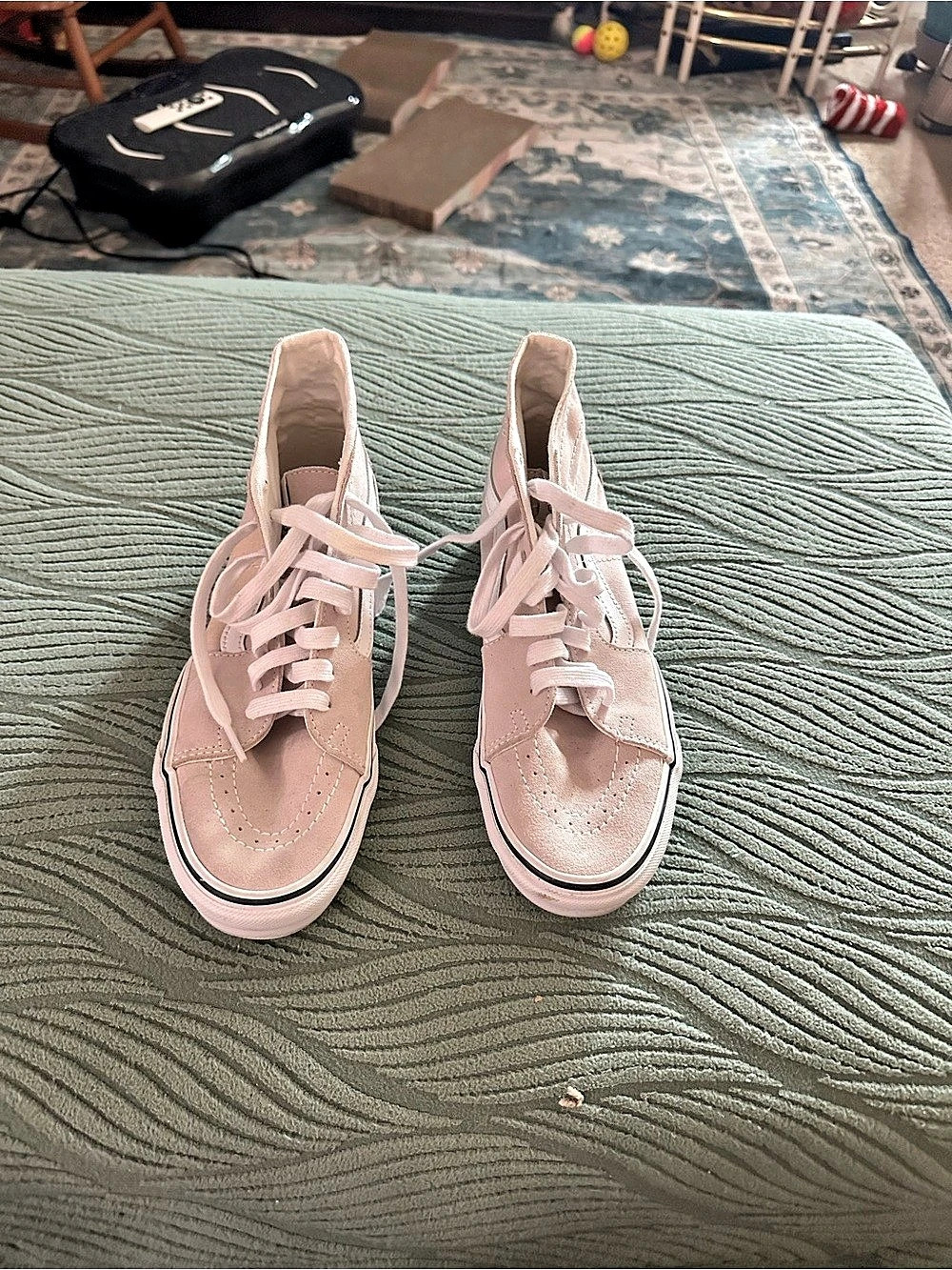 Vans Sk8-Hi Pink True White High-Top Sneakers US 7.5